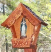Petite Alpine Wayside Shrine with crucifix, Flurkreuz or Wegkreuz